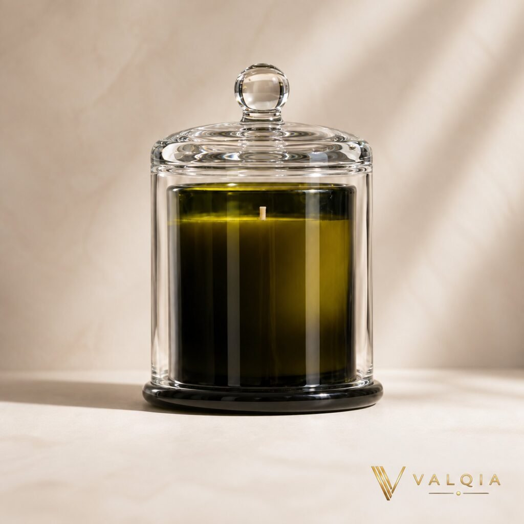 Valqia Nocturne Lidded Glass Candle