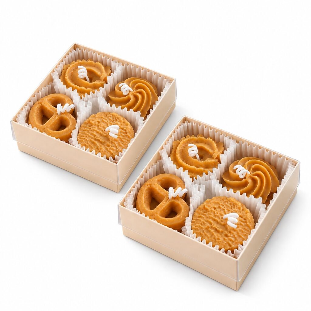 Valqia Biscotti Cookie Candle Set — Set of 8