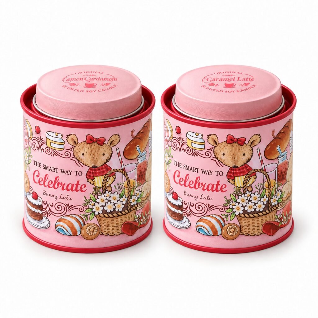 Valqia Cozy Bunny Scented Soy Candle — Two-Scent Set of 2