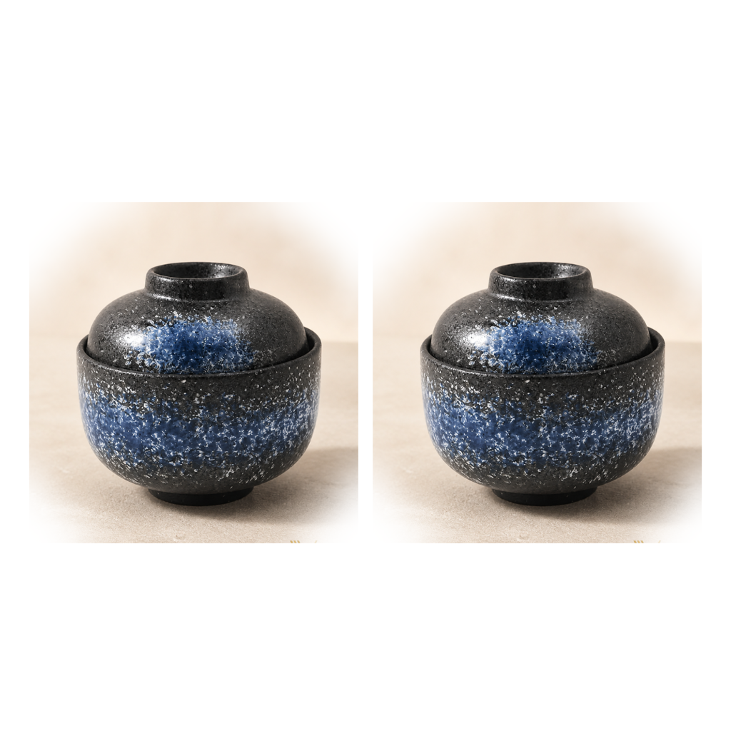 Valqia Luna Lidded Bowl — Set of 2